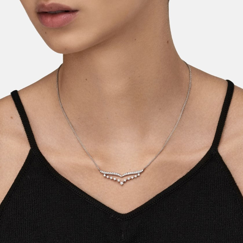 Sway Floating Diamond Necklace