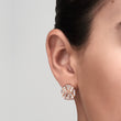 Load image into Gallery viewer, Gate Earrings Diamond-Paved