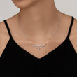 Load image into Gallery viewer, Sway Floating Diamond Necklace