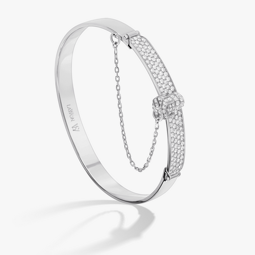 Gate Bracelet Pave Diamonds